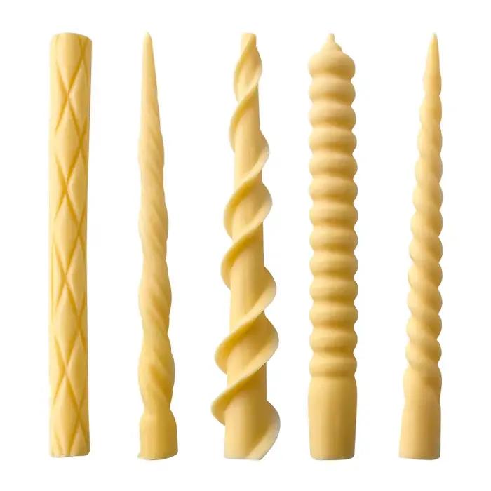 Moule à bougie en spirale à longue torsion