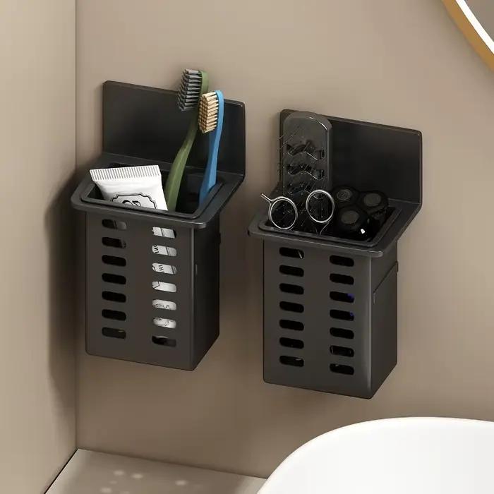 Boîte de rangement murale pour articles de toilette, cuisine, bureau, support suspendu, 1 pièce