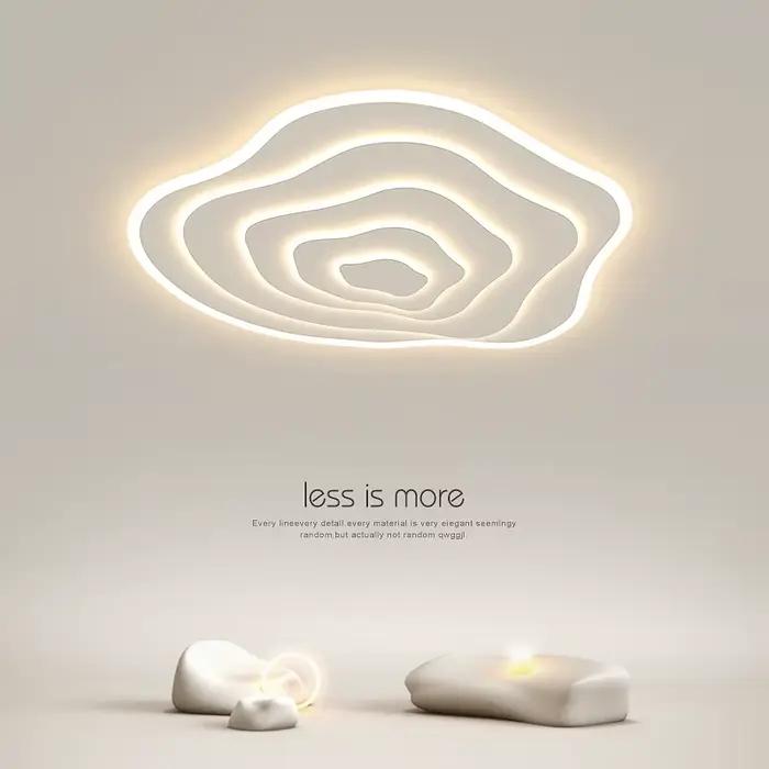Plafonnier LED Géométrique au Design Moderne, Luminaire Décoratif d'Nik, Idéal pour un Salon, une Salle à Manger, un Bureau ou une Chambre à Coucher