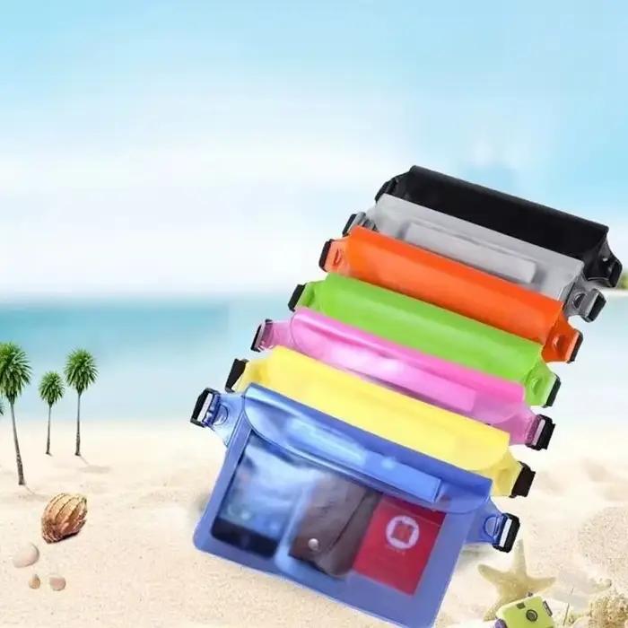Pochette étanche flottante pour activités aquatiques – Sac sec multi-sports avec compartiment pour téléphone (plage/surf/bateau)