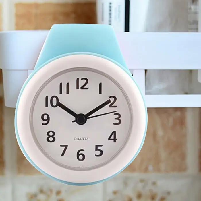 HODecorative-Mini Horloge Murale en Silicone à Grands Chiffres, pour Salon