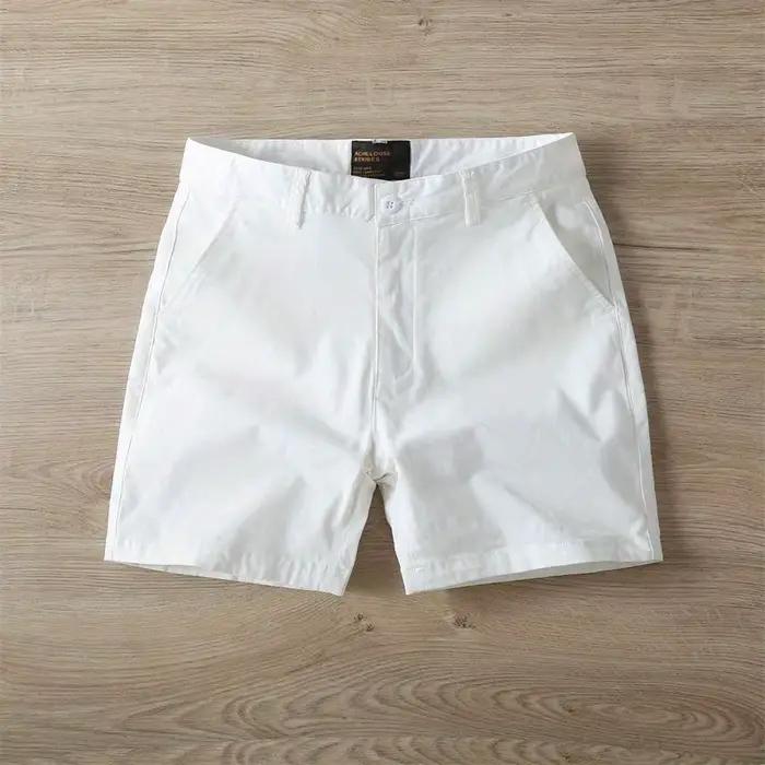 Shorts Bermuda pour Hommes – Été, Légers, Tendance, Polyvalents, Décontractés, Ample, Respirant, Quotidien, Extérieur, en Coton