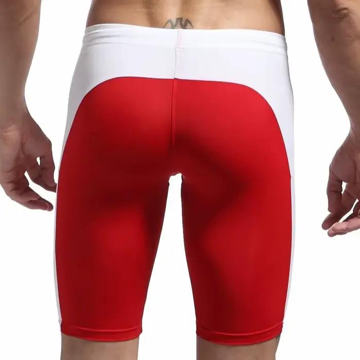 Maillot de bain serré pour homme, séchage rapide, short de piscine, entraînement, pantalon de surf, vêtements de plage