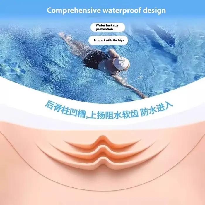Sous-vêtements de bain en silicone élastique pour l'été, maillots de bain imperméables et protecteurs pour femmes, caleçons de bain invisibles et confortables pour hommes, boxers de plage