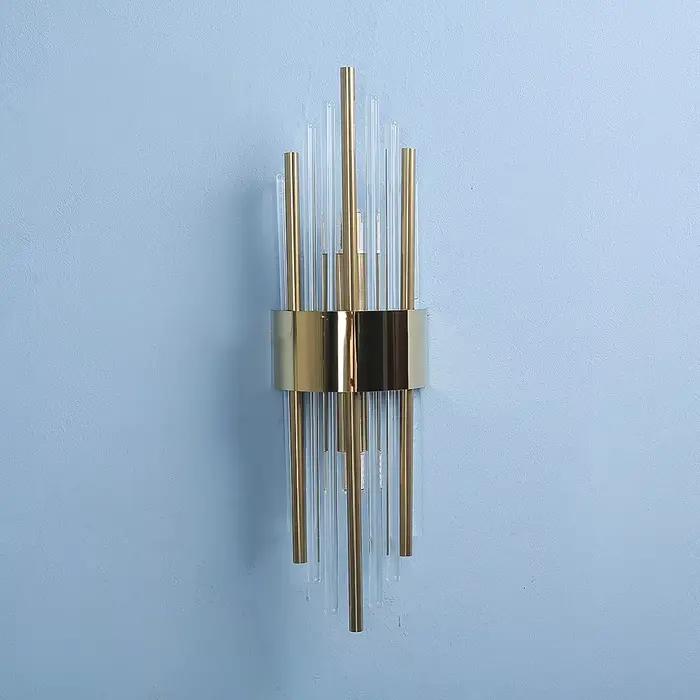 Applique murale de luxe en cristal, décoration pour salon, chambre à coucher, luminaires de chevet, arrière-plan TV
