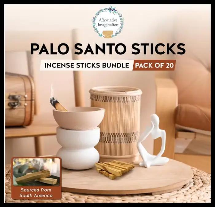 Bois péruvien Palo Santo - Bâtonnets d'encens naturels pour le nettoyage énergétique