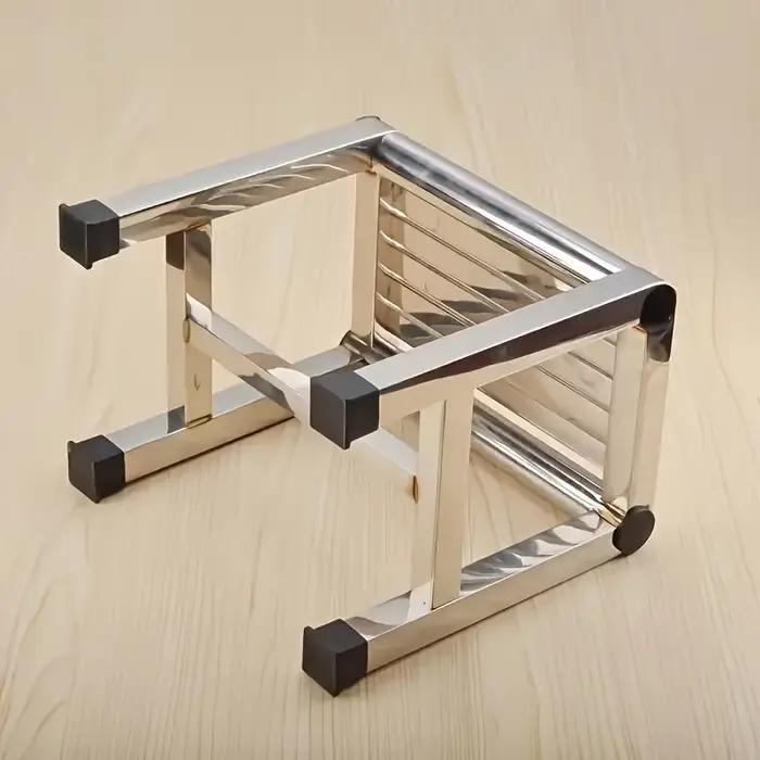 Tabouret polyvalent en acier inoxydable, 1 pièce, tabouret Durable, épais et robuste, idéal pour le salon, la salle de bain, la cuisine et les couloirs