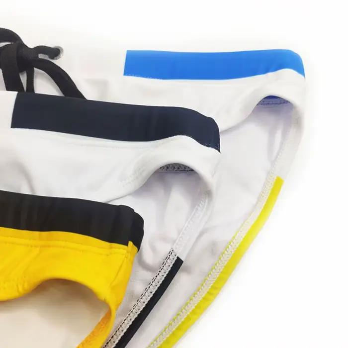 Slip de natation taille basse pour homme, slip de plage sexy, short de surf, marque masculine