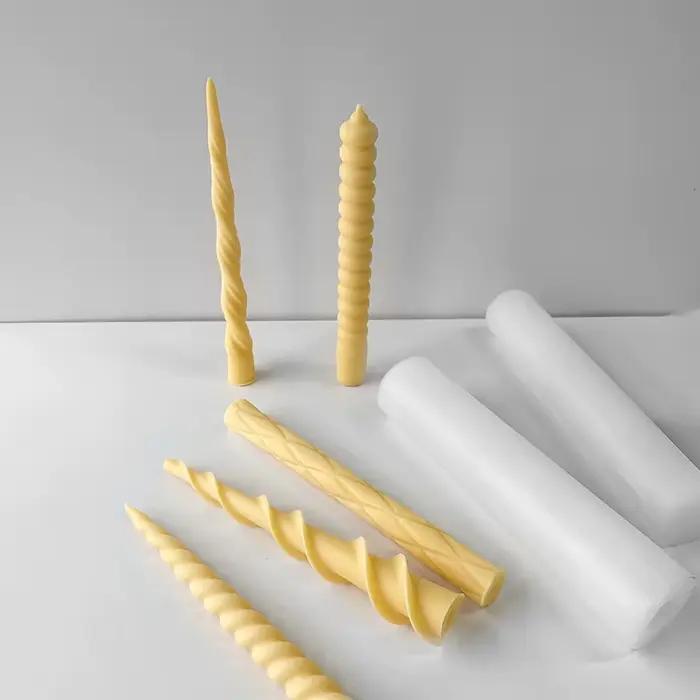 Moule à bougie en spirale à longue torsion