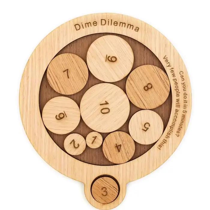 Penny Baffling Puzzle casse-tête difficile pour adultes et enfants jouets éducatifs IQ défi jeux de logique Rompecabezas cadeaux