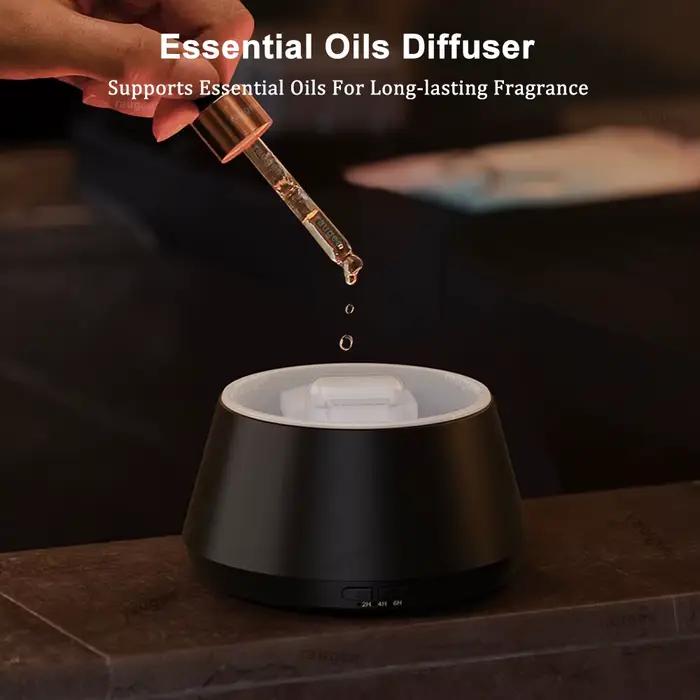 Humidificateur d'air USB Mini diffuseur d'huile essentielle d'arôme maison muet automatique brumisateur diffuseur de parfum avec veilleuse colorée