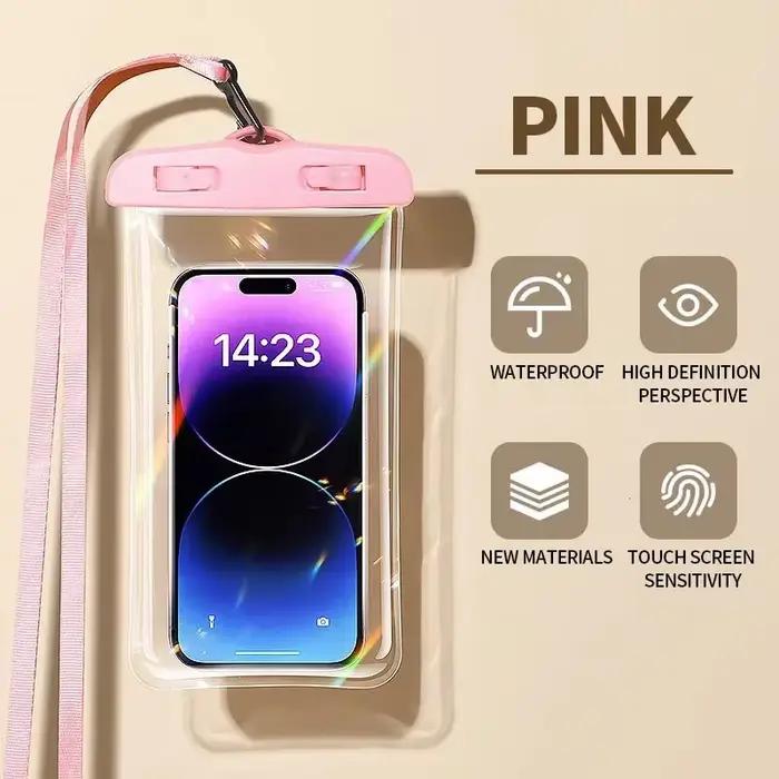 Pochette de téléphone étanche, sac de natation pour plongée à dérive, sac sec sous-marin, housse pour téléphone, Sports aquatiques, plage, piscine, ski