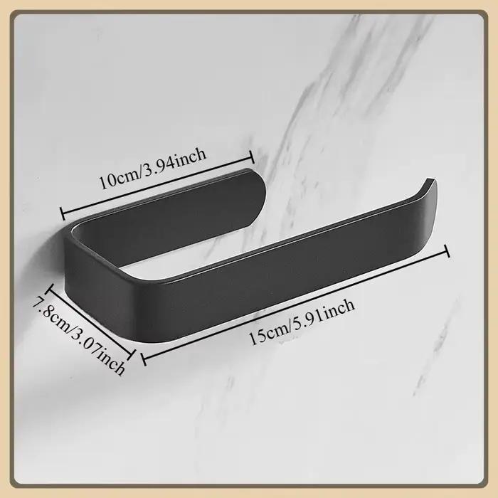 Porte-serviettes de salle de bain, Étagère de rangement simple, Porte-serviettes multifonctionnel pour toilettes, Étagère murale pour suspendre les vêtements