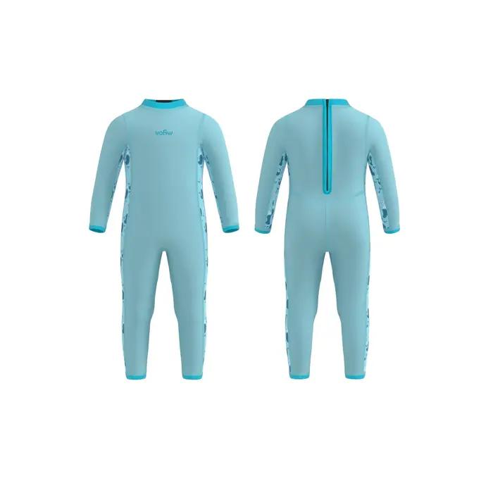 Garçons filles tout-petits 2mm néoprène combinaison dos fermeture éclair nourrissons combinaisons humides maillot de bain complet chaud une pièce maillot de bain