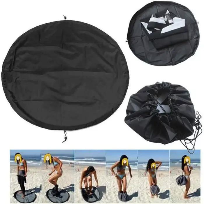 Sac de transport de natation, pochette à cordon, sac de rangement pour combinaison de plage, tapis à langer pour surfeurs, sac sec étanche pour plongée