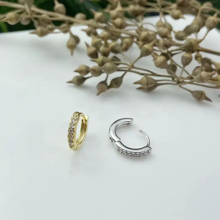 1PC conque Tragus Rook Helix Piercing pour femmes Zircon CZ coeur lune fleur oreille Piercing cerceau boucle d'oreille anneau d'oreille Sexy bijoux de corps