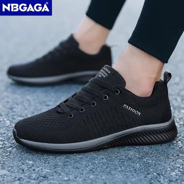 Chaussures de course légères et confortables pour hommes, baskets de tennis athlétiques respirantes, chaussures de marche décontractées