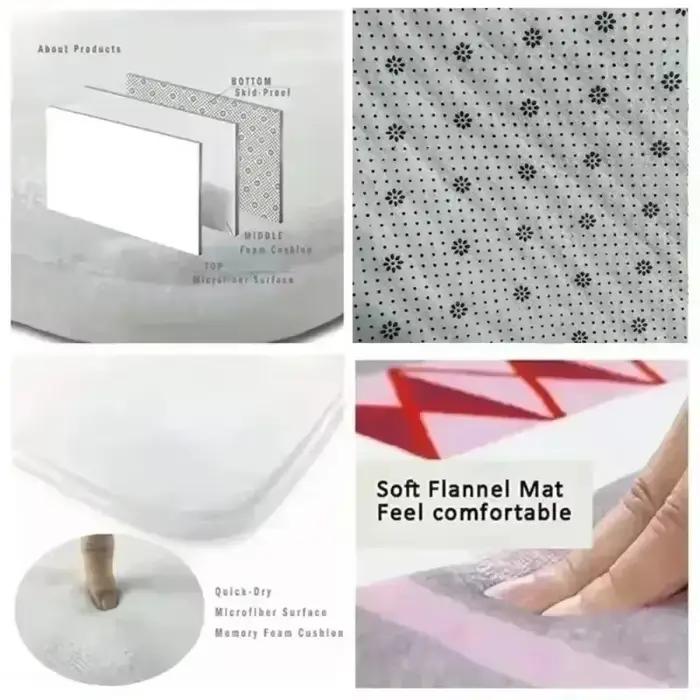 Tapis vert à motif herbe, tapis moderne, tapis de couloir, tapis décoratif pour la maison, tapis de salon, cadeau de pendaison de crémaillère