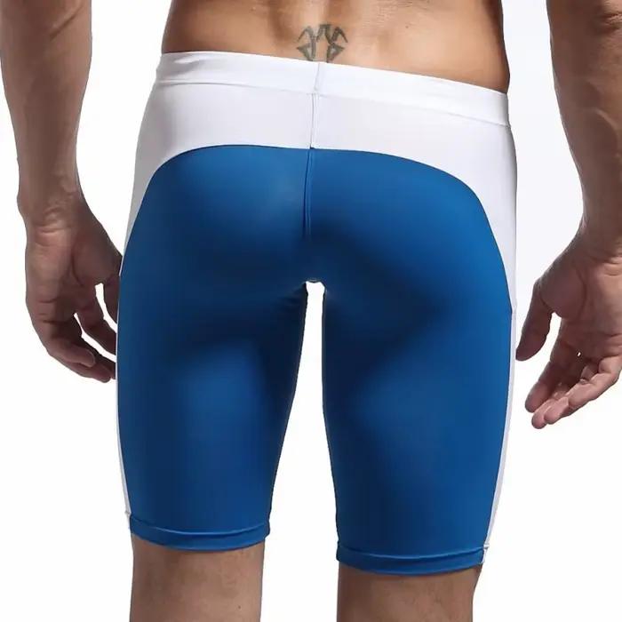 Maillot de bain en lyJean-pour hommes, slip, short de plage, caleçon de compression, pantalon de bain serré