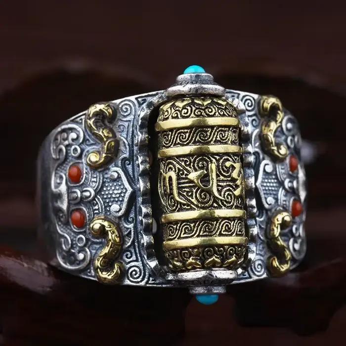 Bague porte-bonheur en Turquoise véritable