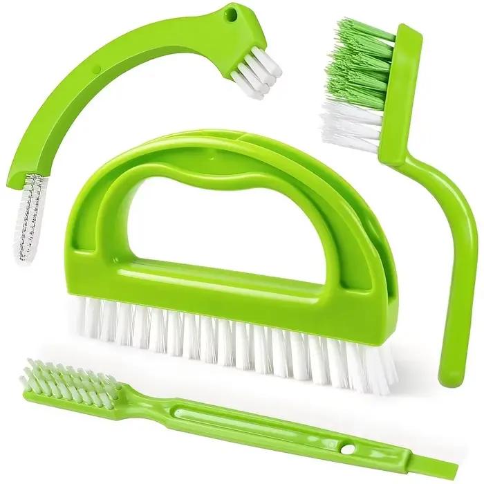 Brosse de nettoyage - Brosse pour nettoyer les joints de carrelage - Convient pour un nettoyage en profondeur. Brosse de nettoyage ménager - Convient aux cuisines