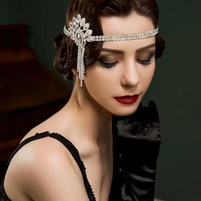 Bijoux de tête évasés en alliage de biscuits rétro vintage pour femmes, bande de sauna, costume de carnaval Cosplay, la grande testostérone, SBY