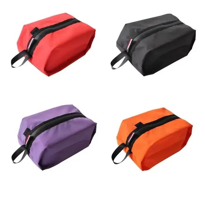 Pochette Portable pour vêtements de maison, organisateur de voyage, multifonction, étanche, garde-robe de rangement, anti-poussière avec fermeture éclair, sac de transport pour chaussures