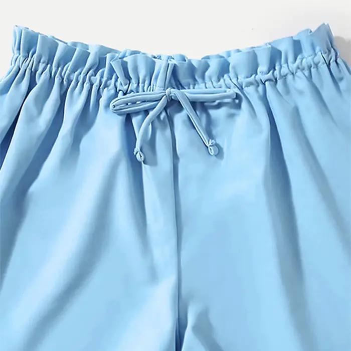 Maillot de bain pour filles 2026, ensemble 3 pièces pour adolescentes, maillot de bain uni à volants, ensemble bikini, tenue de plage d'été 10-16 ans