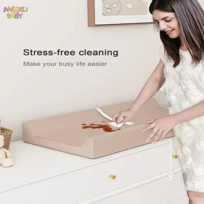 Matelas à langer imperméable pour bébé, pour commode et Table, tapis à langer en cuir propre pour nourrissons et nouveau-nés