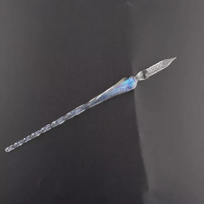 Stylo à plume en verre, stylo signature en cristal pour l'art, l'écriture, la décoration et les cadeaux d'affaires, stylo à encre pour la calligraphie