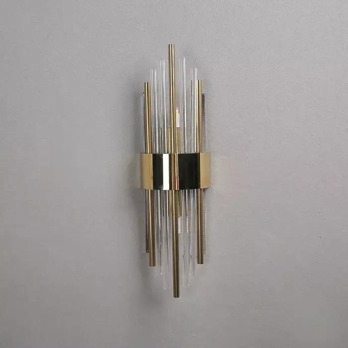 Applique murale de luxe en cristal, décoration pour salon, chambre à coucher, luminaires de chevet, arrière-plan TV