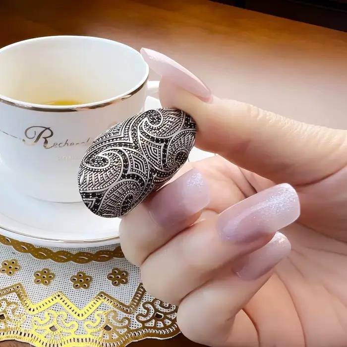 Bague Maori, ornement de tatouage culturel, ensembles de mariée, bijoux à la mode pour femmes et hommes, cadeau en argent Sterling 925