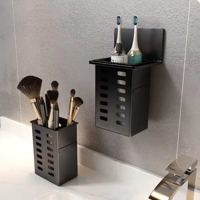 Boîte de rangement murale pour articles de toilette, cuisine, bureau, support suspendu, 1 pièce