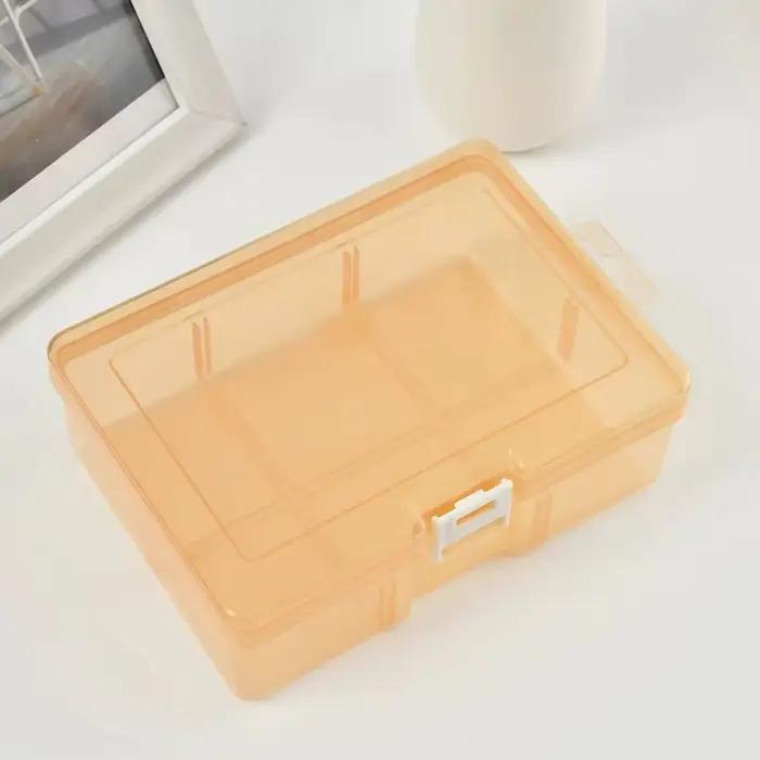 Boîtes de rangement en plastique transparent pour bijoux, accessoires de quincaillerie, petits objets, bricolage, artisanat, cosmétiques