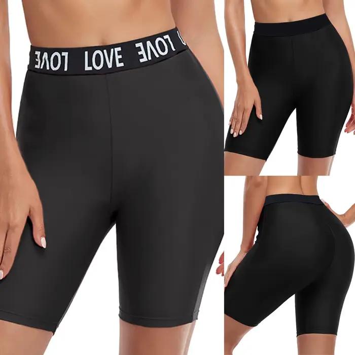 Shorts de bain taille haute pour femmes, grandes tailles, bas de maillot de bain, boardshorts, maillots de bain pour hommes