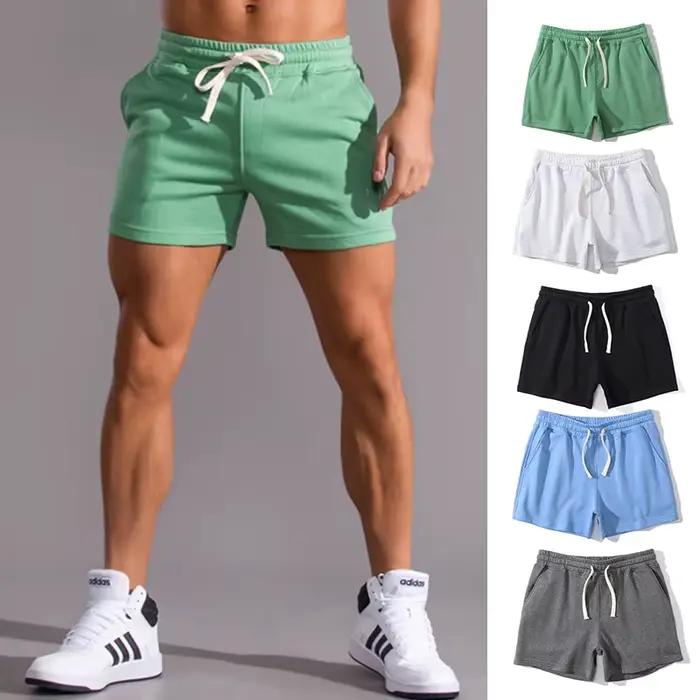 Short d'été décontracté pour hommes, respirant, 100% coton, Short de plage, confortable, Fitness, basket-ball, sport, pantalon court, Bermuda masculin
