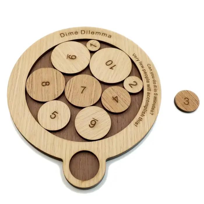 Penny Baffling Puzzle casse-tête difficile pour adultes et enfants jouets éducatifs IQ défi jeux de logique Rompecabezas cadeaux