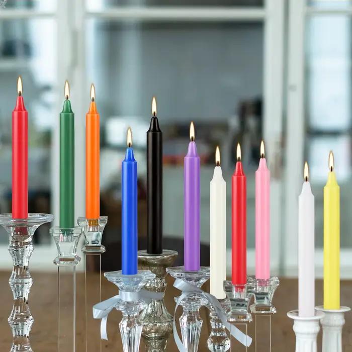 20 petites cires colorées