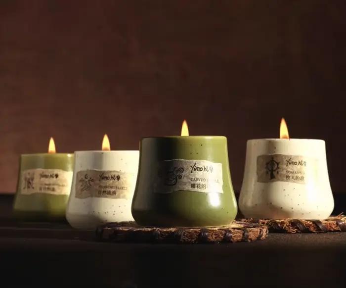 KWAGHN88ZG Ensemble de bougies parfumées - coffret cadeau parfum - adapté à un usage domestique