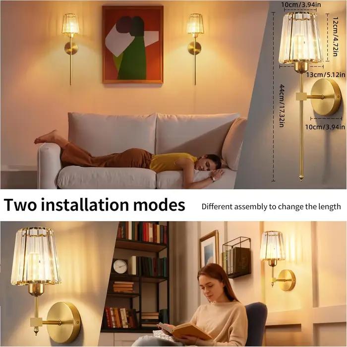 Applique murale sans fil à piles, applique murale sans fil avec ampoule à chargement USB, applique murale à intensité variable 15 couleurs avec télécommande, adaptée pour chambre à coucher, salon, cou