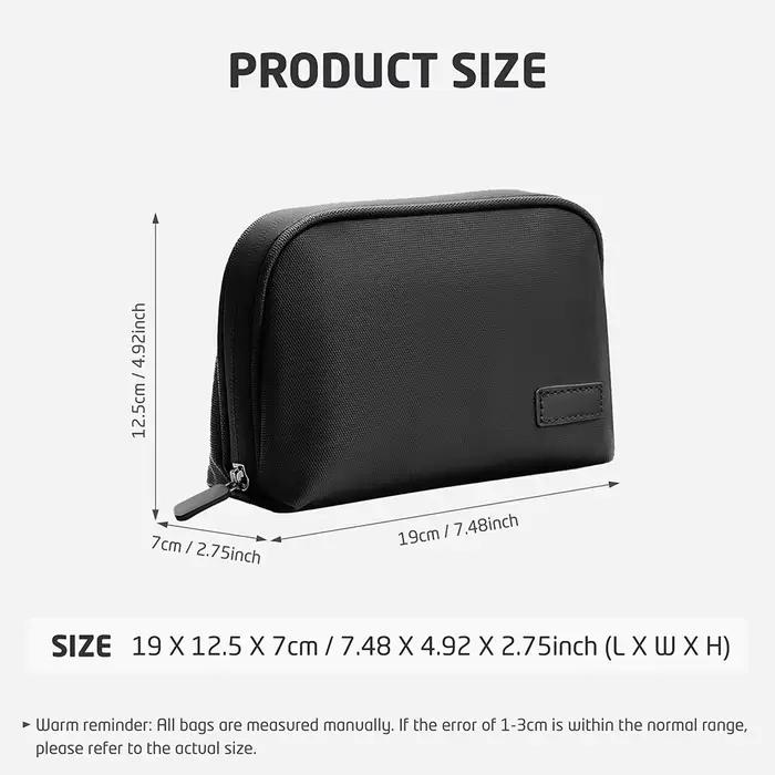 Organisateur d'électronique de voyage, pochette de batterie externe, étui d'accessoires pour gadgets électroniques pour cordons de câbles USB, sac de rangement pour disques durs