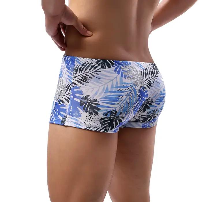 Short de bain boxer pour homme, maillot de bain sexy, séchage rapide, élastique, pour la plage