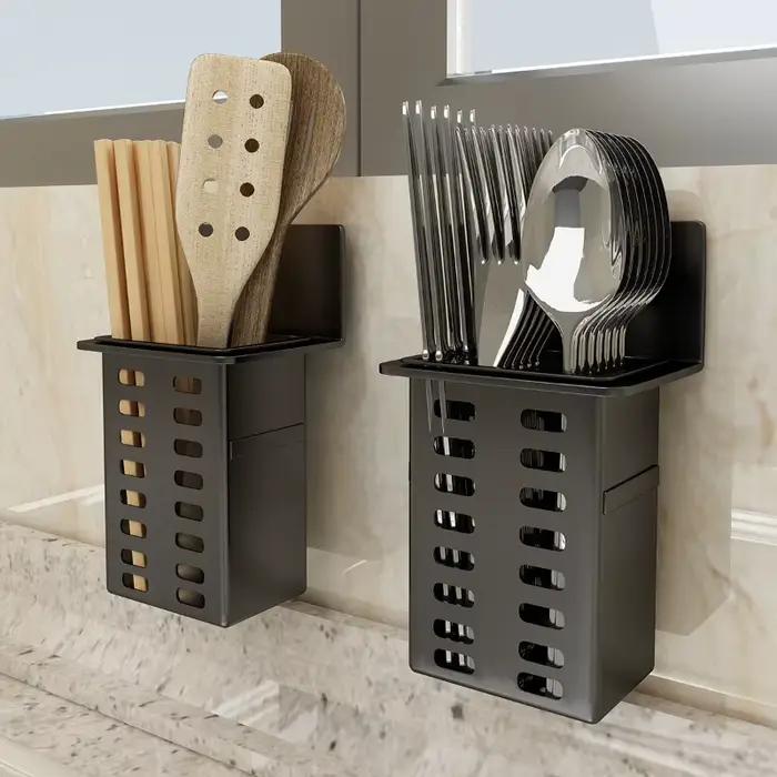 Boîte de rangement murale pour articles de toilette, cuisine, bureau, support suspendu, 1 pièce
