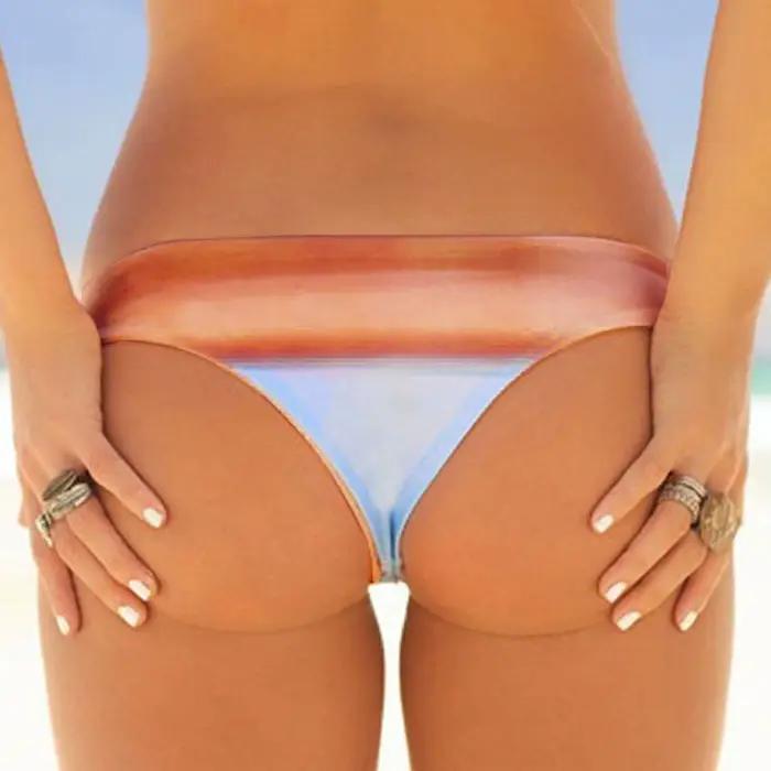 Maillot de bain brésilien taille basse pour femme, bikini astronomique, culotte respirante, vêtements de plage