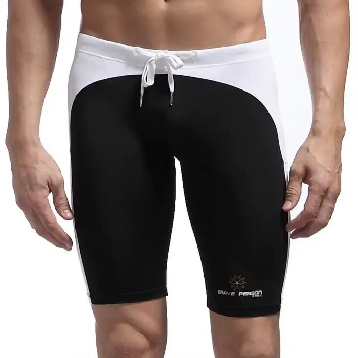 Maillot de bain en lyJean-pour hommes, slip, short de plage, caleçon de compression, pantalon de bain serré