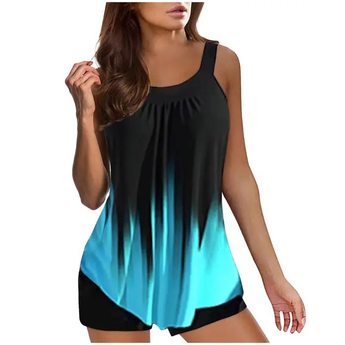 Maillot de bain deux pièces pour femmes, tankini, imprimé, été, 2025, 2025, 2025