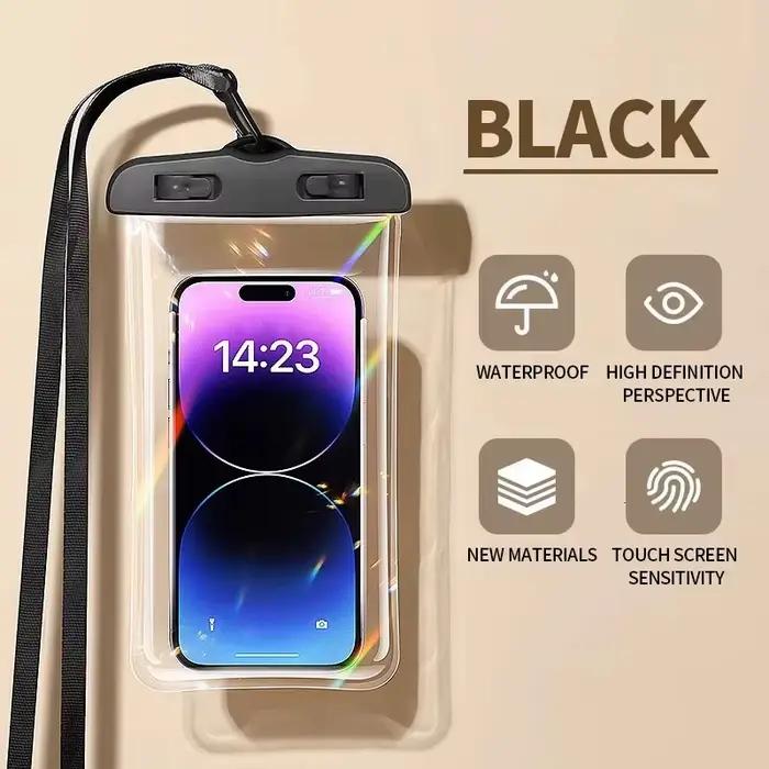 Pochette de téléphone étanche, sac de natation pour plongée à dérive, sac sec sous-marin, housse pour téléphone, Sports aquatiques, plage, piscine, ski