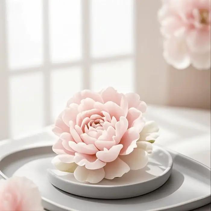 Moule en silicone pour bougies florales DIY