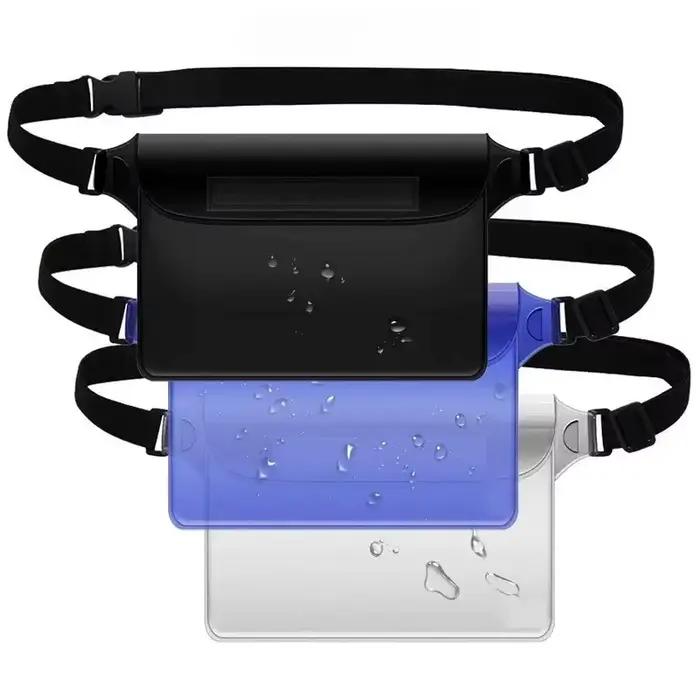 Pochette étanche flottante pour activités aquatiques – Sac sec multi-sports avec compartiment pour téléphone (plage/surf/bateau)