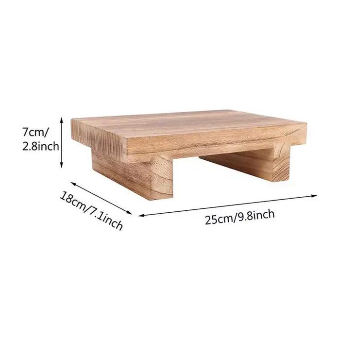 Tabouret marchepied en bois robuste pour chambre, salon, entrée – Soutien de sécurité et utilitaire domestique
